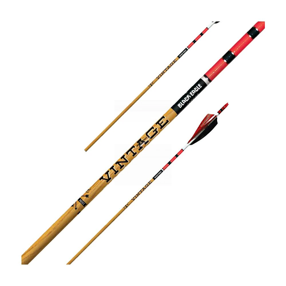 Black Eagle Arrows Feathers Crested Vintage 4 Black Eagle Arrows Feathers Crested Vintage - Image 2