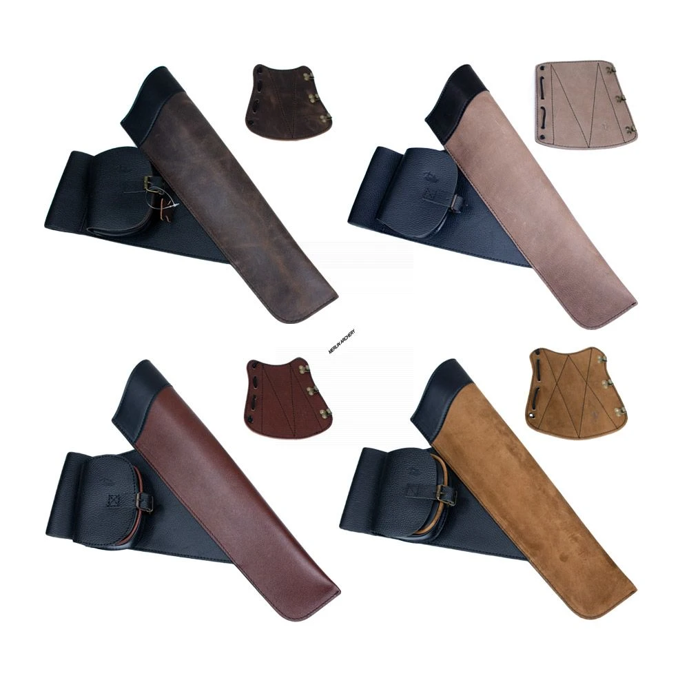 Atilla Custom Leather Target Quiver And Arm Guard 3 Atilla Custom Leather Target Quiver And Arm Guard